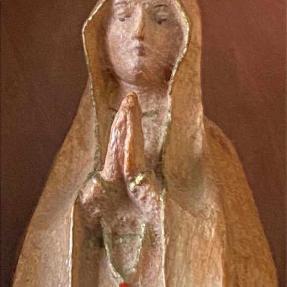 VTG Hand Carved/Italy Grotto Mary Joseph & Christ Child - Picture 5 of 10